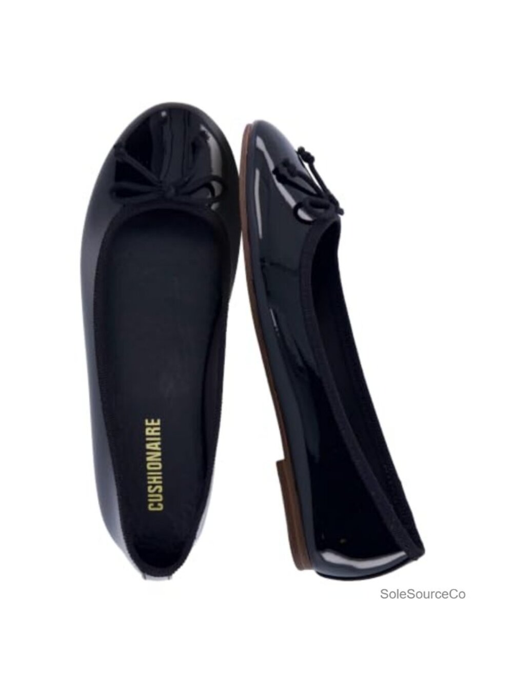Womens Ballet Flats Round Toe Mary Jane Memory Foam Faux Leather Comfort